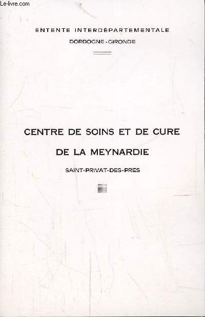 CENTRE DE SOINS ET DE CURE DE LAMEUNARDIE - MENU DU 16 NOVEMBRE 1992