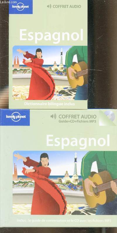 Lonely planet - Coffret audio (livret + Cd audio) - Espagnol - Dictionnaire bilingue inclus