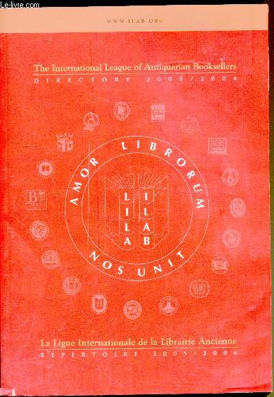 Rpertoire de la Ligue Internationale de la Librairie Ancienne - 2005/2006