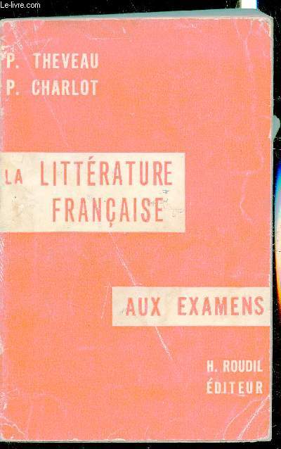 La littrature franaise aux examens