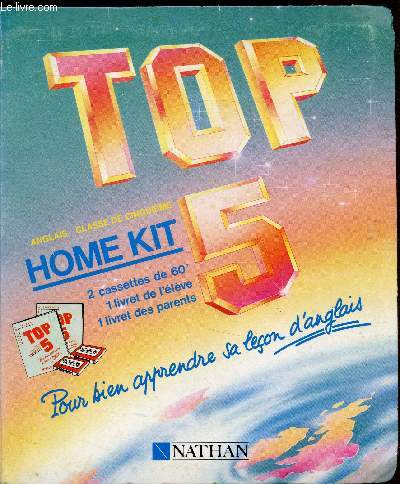 Top 5 - Anglais classe de cinquime - Home Kit - + 1 livret d'activit