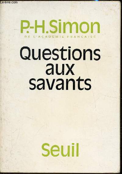 Questions aux savants - Essai