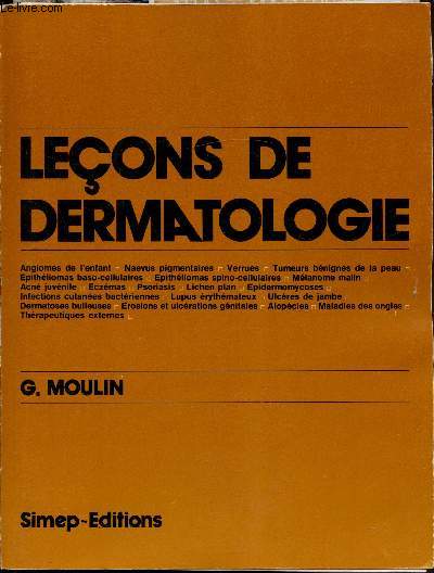 Leons de Dermatologie -