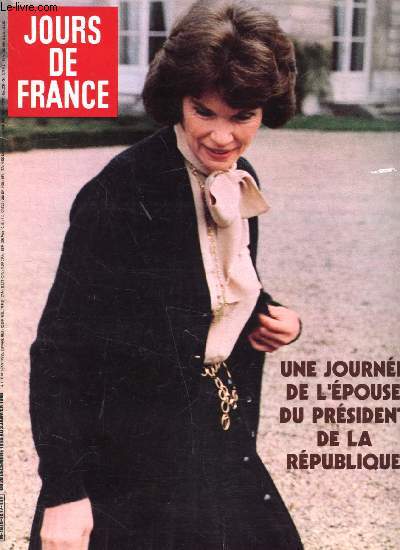 Jours de France du 28 dcembre 1985 au 3 janvier 1986 - Une journe de l'pouse du prsident de la rpublique