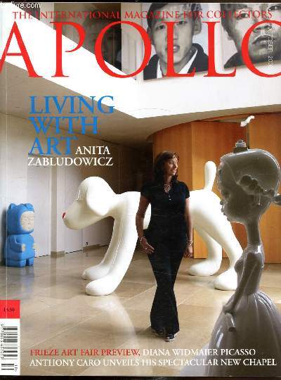 The international magazine for collectors - Apollo - Living with art - Anita Zabludowicz - October 2008 -