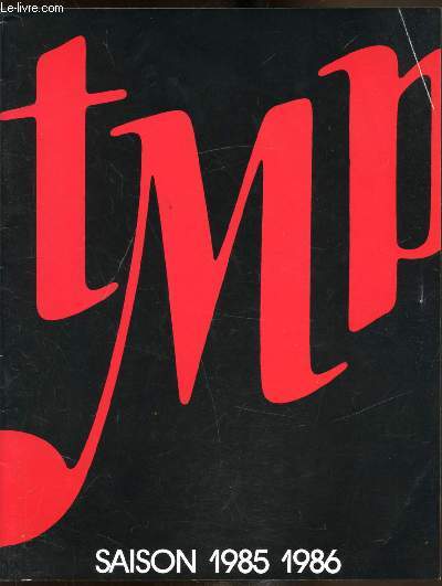 TMP - Saison 1985 - 1986 - Brochure