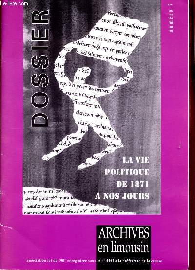 Archives en Limousin - Numro 7 - Novembre 1995 -