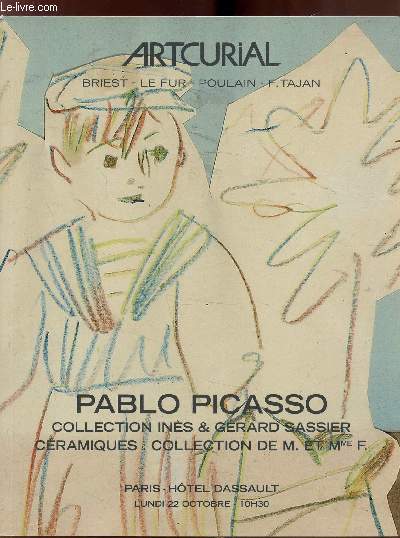 ArtCurial - n1331 - Lundi 22 octobre 2007 - Hotel Dassault - Pablo Picasso - Collection Ins & Grard Sassier - Cramiques - Collection de M. Et Mme F..