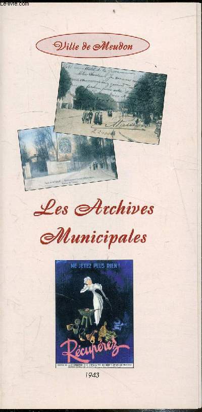 Les archives municipales - Brochure dpliante -