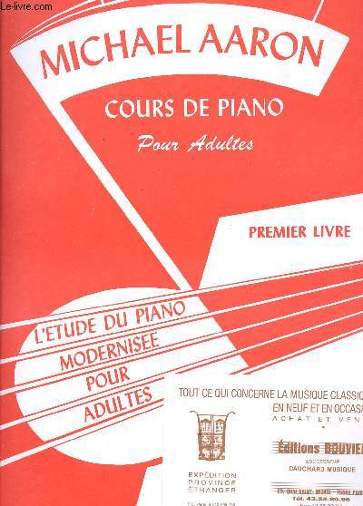 Cours de piano pour adultes - Premier livre - L'etude du piano modernise pour adultes -