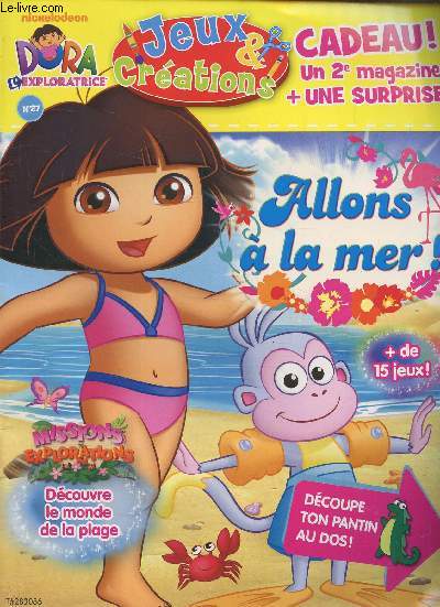 Dora l'exploratrice - n27 - Jeux et crations - Allons  la mer -