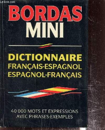 Bordas mini, dictionnaire franais-espagnol/ espagnol-franais