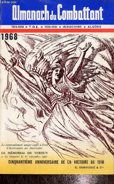 Almanach du combattant 1968- Cinquantenaire de la victoire de 1918