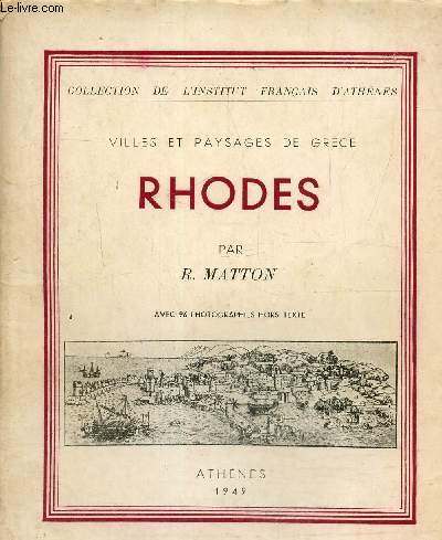 Villes et paysages de Grce Rhodes