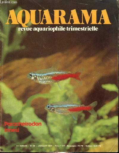 Aquaram, n39 (juillet 1977) : Copella arnoldi (R. Zukal) / La reproduction des 