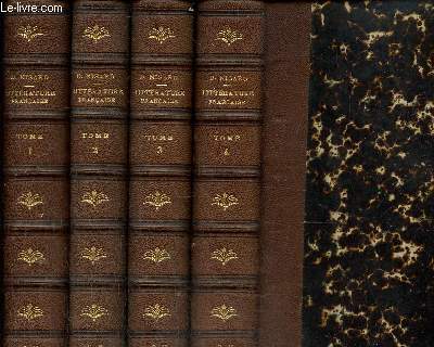 Histoire de la littrature, tomes I  IV (4 volumes)