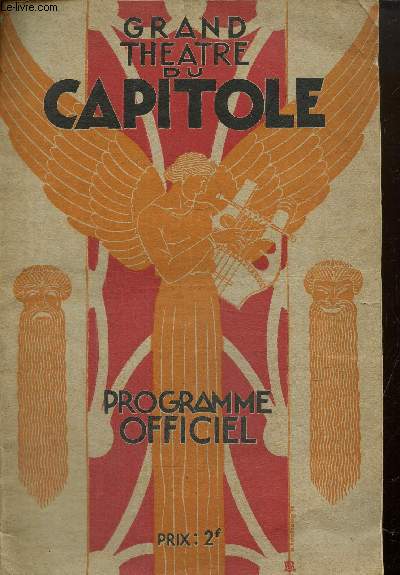 Grand Thtre du Capitole - Programme officiel, saison 1932-1933