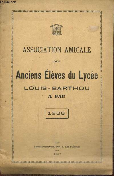 Association Amicale des Anciens Elves du Lyce Louis-Barthou