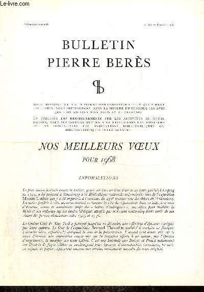 Bulletin Pierre Bers, n112 (dcembre 1967)