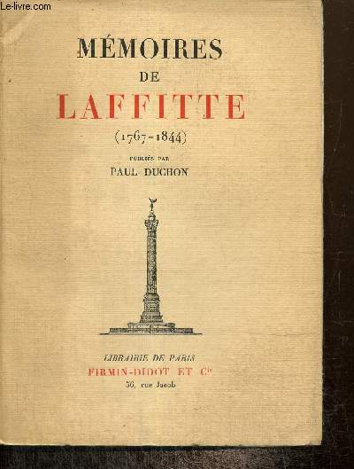 Mmoires de Laffitte (1767-1844)