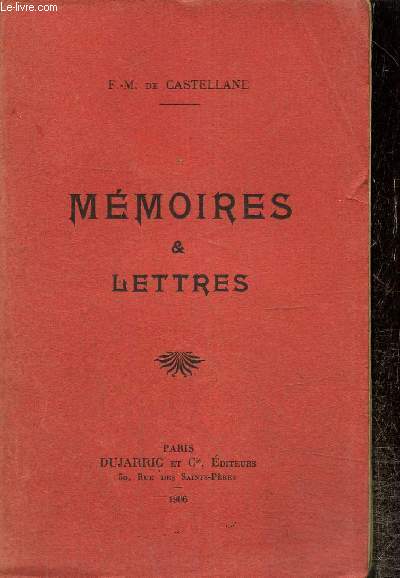 Mmoires & Lettres