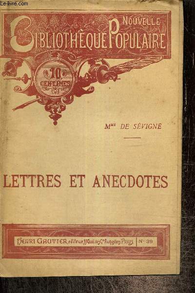 Lettres et anecdotes