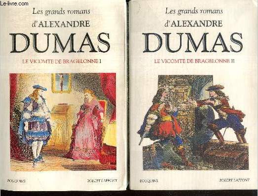 Les grands romans d'Alexandre Dumas : Le Vicomte de Bragelonne, tomes I et II (2 volumes, collection 