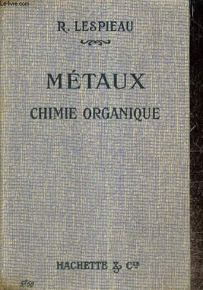 Mtaux - Chimie organique