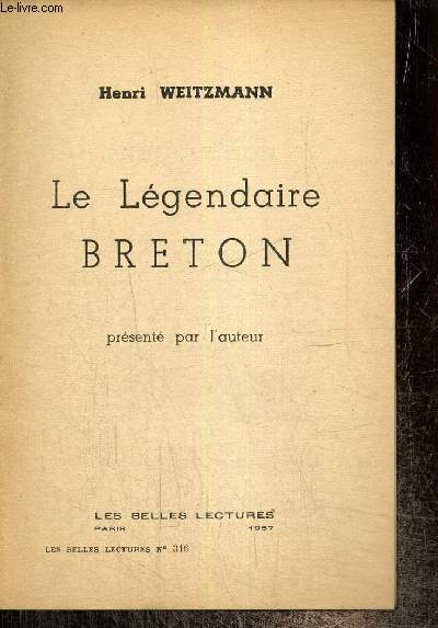 Le Lgendaire Breton (Les Belles Lectures, n316)