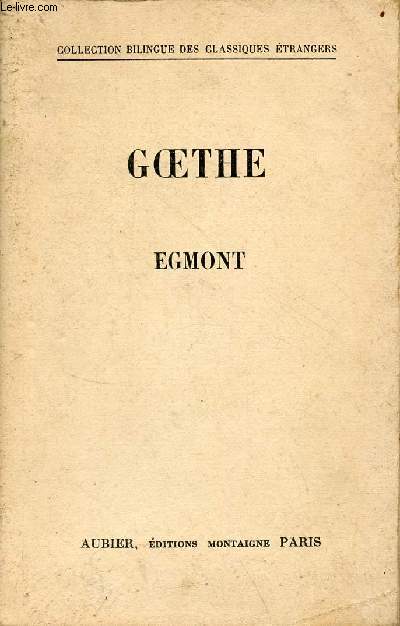 Egmont - Collection bilingue des classiques trangers.