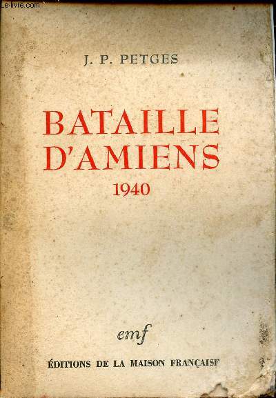 Bataille d'Amiens 1940.