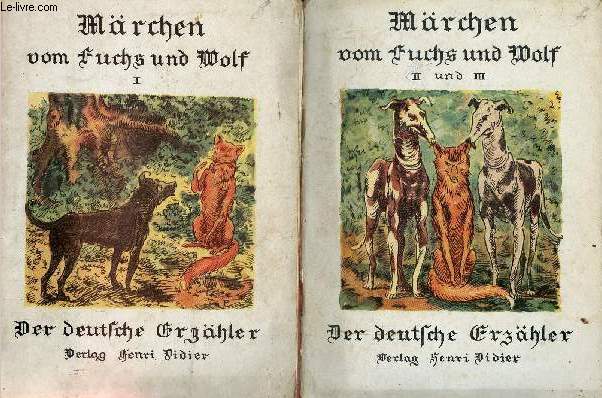 Mrchen vom fuchs und wolf - 2 volumes (tomes 1+2+3) - der deutsche erzhler n2-3.