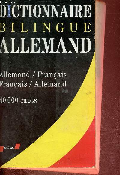 Dictionnaire de poche allemand - allemand/franais - franais/allemand - 40 000 mots.