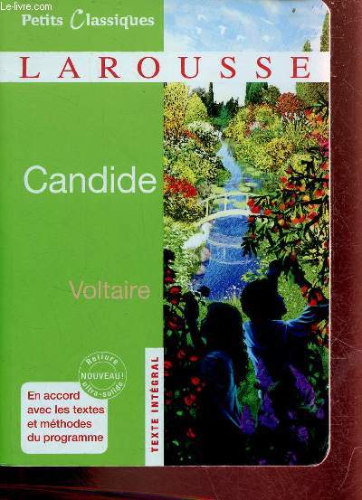 Candide ou l'optimisme - Conte philosophie - Collection petits classiques larousse n19.