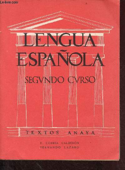 Lengua Espanola segundo curso - textos anaya.