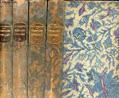 Promenades littraires - En 4 tomes (4 volumes) - tomes 1 + 2 + 3 + 4.