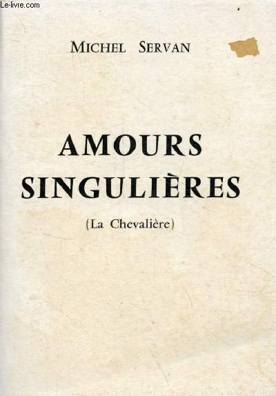 Amours singulires (La Chevalire).