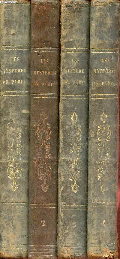 Les Mystres de Paris - Nouvelle dition, revue par l'auteur - 4 volumes - Premire + deuxime + troisime + quatrime partie.