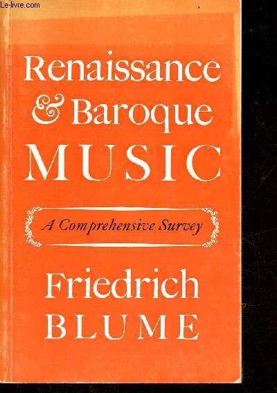 Renaissance and baroque music a comprehensive survey.