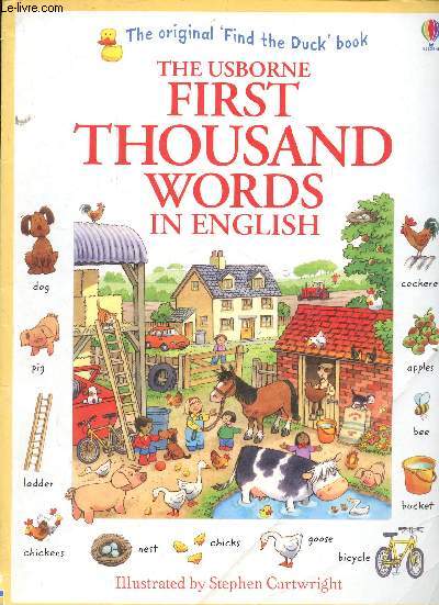 The usborne first thousand words in english.
