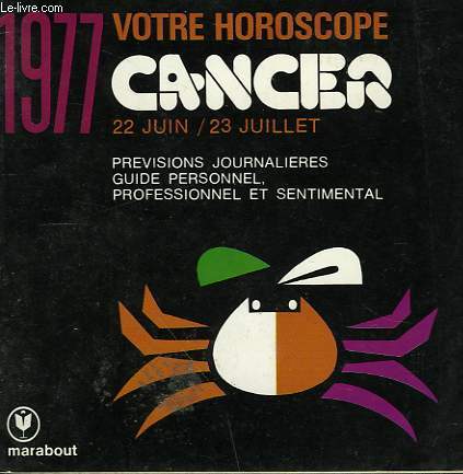LE CANCER - 1977