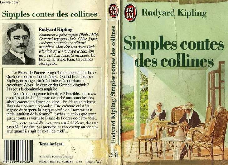 SIMPLES CONTES DES COLLINES - PLAIN TALES OF THE HILLS, 1886-1887