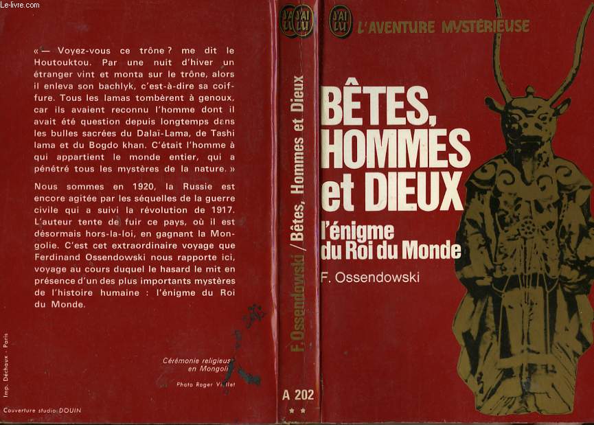 BETES, HOMMES ET DIEUX 