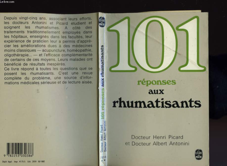101 REPONSES AUX RHUMATISMES