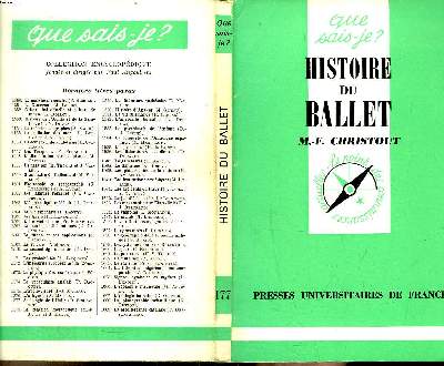Que sais-je? N 177 Histoire du ballet