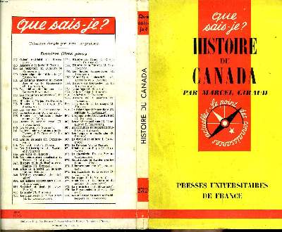 Que sais-je? N 232 Histoire du Canada