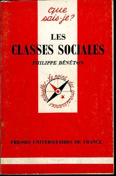 Que sais-je? N 341 Les classes sociales