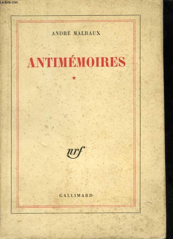 Antimmoires. 1