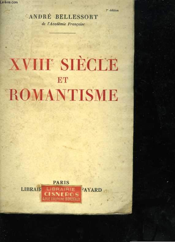 XVIII sicle et romantisme