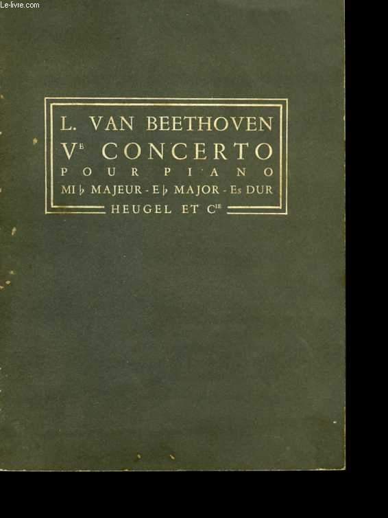V Concerto pour piano. Mib majeur - E b major - Es dur
